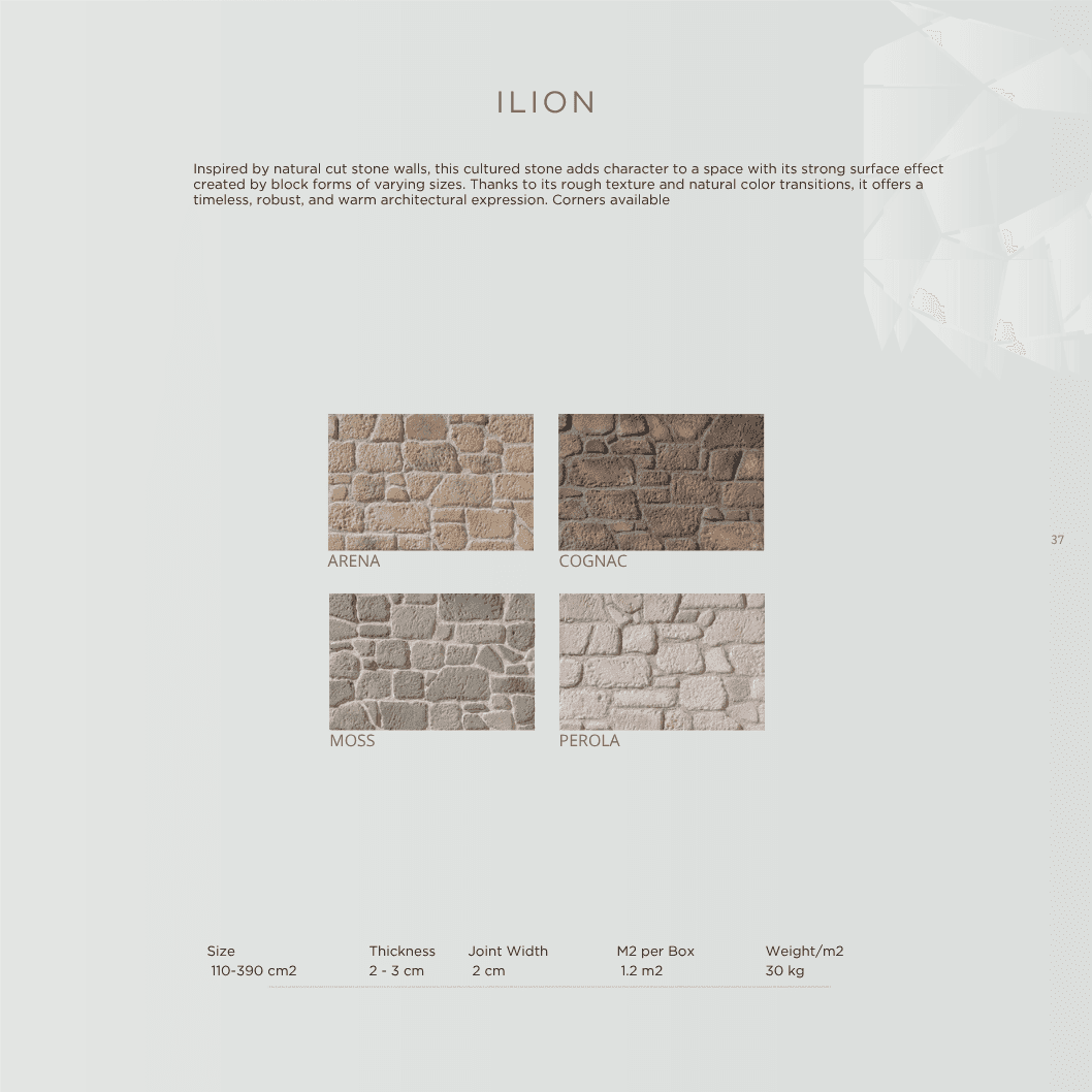 Ilion stone definition board
