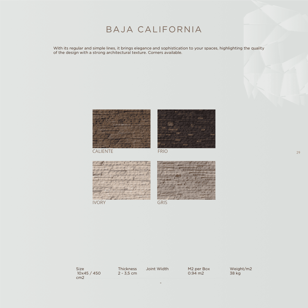 Baja California applied in a minimal residential facade