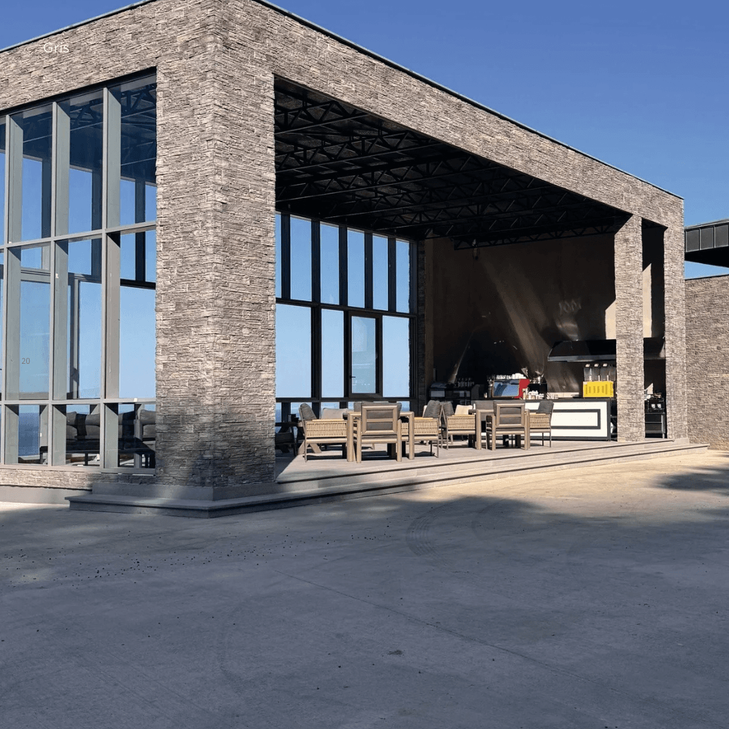 Baja California applied in a architectural exterior wall