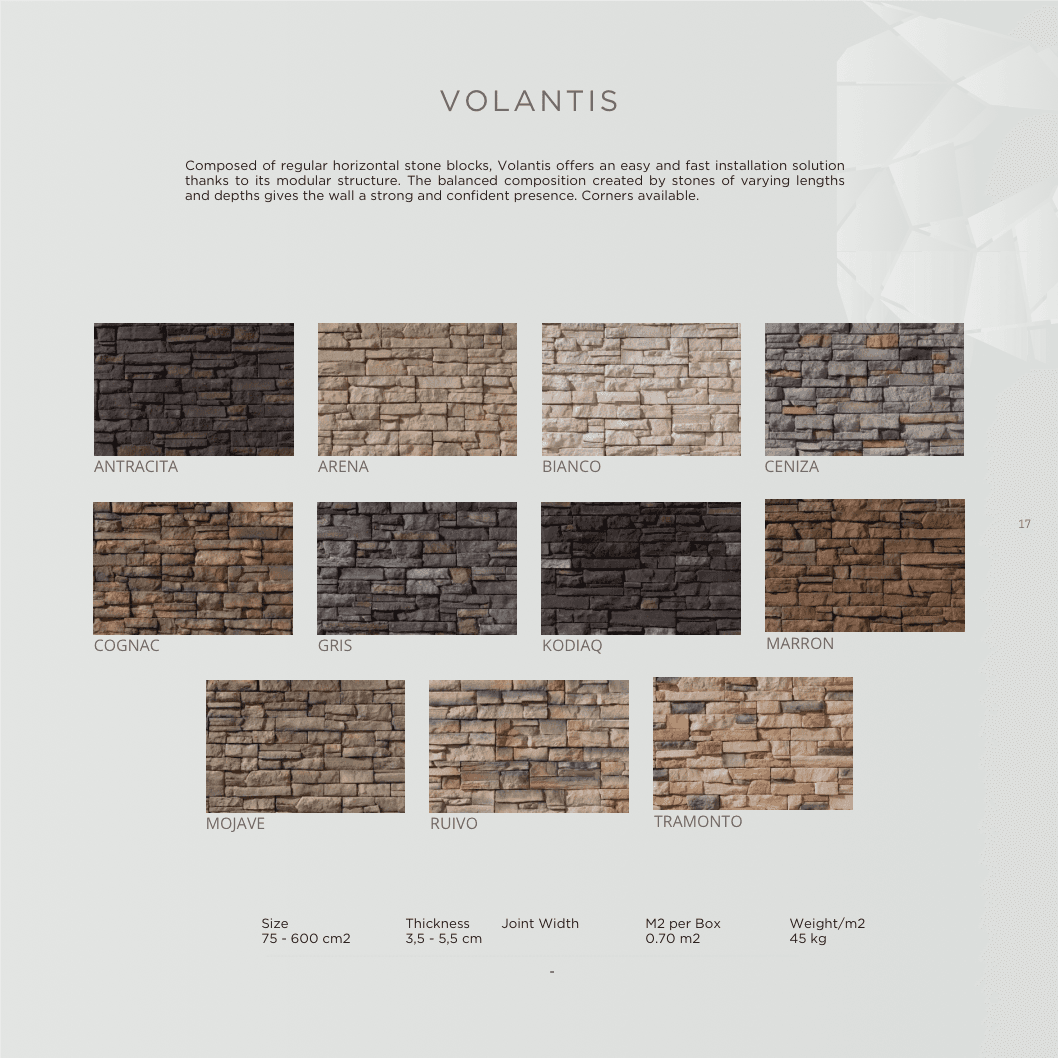 Volantis applied in a modern villa exterior